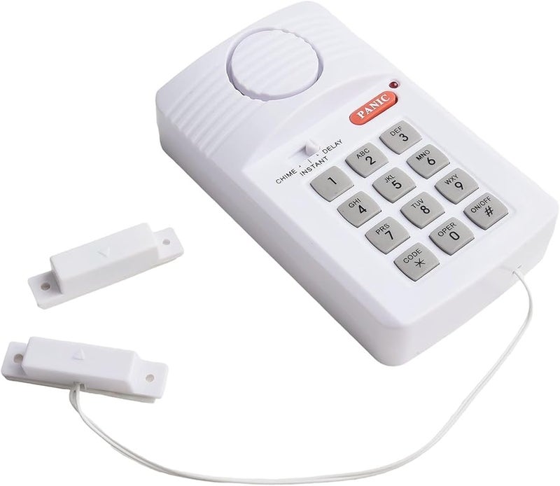Wireless Door Alarm with Keypad Password Protection for Garage Shed Caravan Security - Image 2